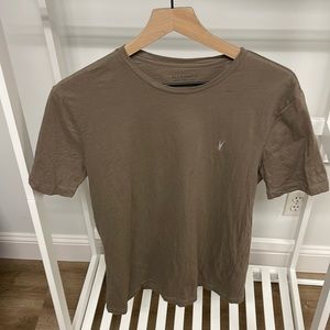 Dark Tan Tonic Crew T-Shirt from all saints size M